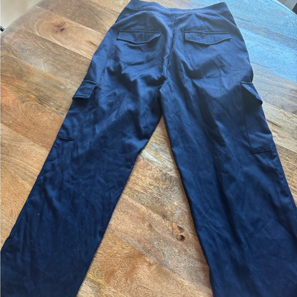 Zara Blue Baggy Cargo Pants Size 8 Women’s